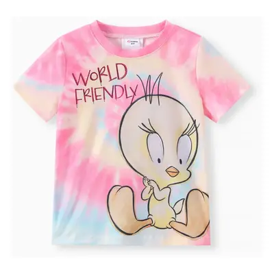 Looney Tunes 1pc Toddler Boys/Girls Character Tie-Dye Print T-shirt