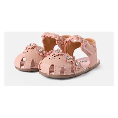 Toddler / Kid Floral Decor Braided Detail Sandals (The direction of the braid is random) (Toddle