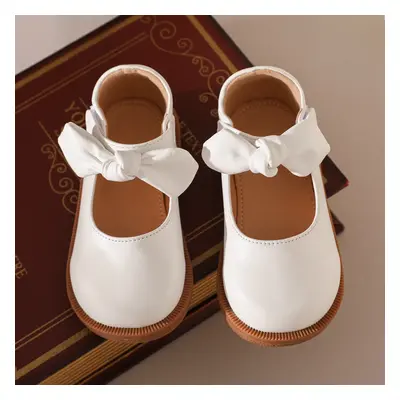 Toddler / Kid Bow Decor White Mary Jane Shoes