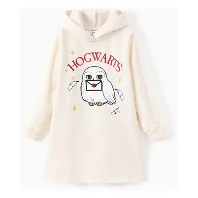 Harry Potter Kid Girl 1pc Owl 3D Envelop Plush Long-sleeve Hooded Dress