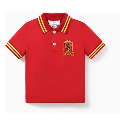 Harry Potter Toddler/Kid Boy Chess Grid pattern Preppy style Polo Shirt