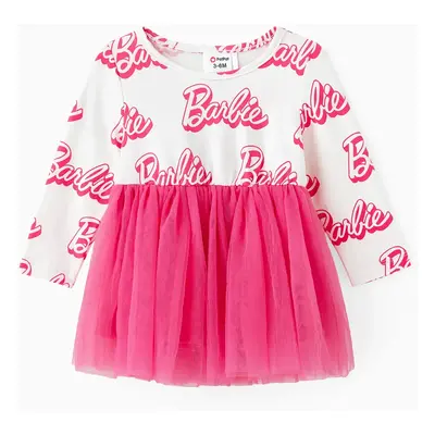 Barbie Baby Girl Cotton Letter Print Sesh Tutu Skirt