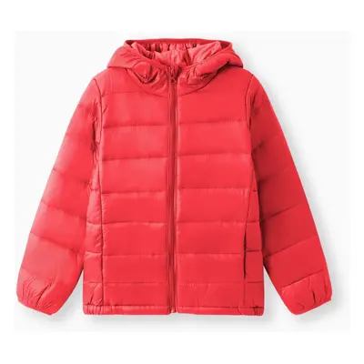 Kid Boy/Kid Girl Hooded Cotton-Padded Jacket