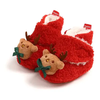 Christmas Baby & Toddler Festival Theme Decor Prewalker Shoes