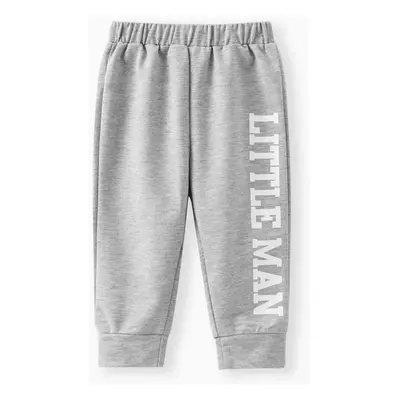 Baby Boy Letter Print Casual Sweatpants