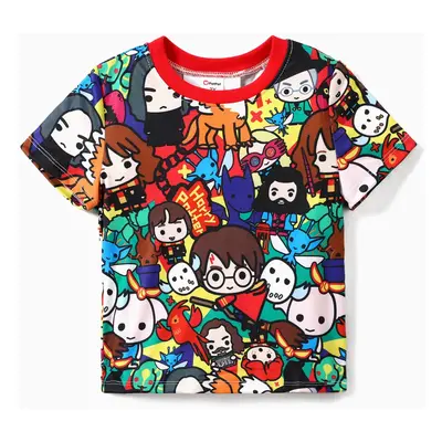 Hary Potter 1pc Toddler Boys Character All-over Print Sporty T-shirt/Tank Top/Shorts