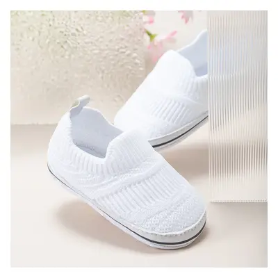 Baby / Toddler Stripe Heart Graphic Breathable Slip-on Prewalker Shoes