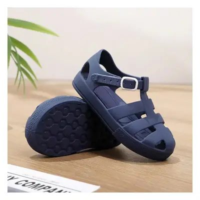 Toddler/Kid Girl/Boy Casual Style Solid Color Soft Sole Plastic/Metal Sandals