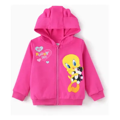 Looney Tunes Baby/Toddler Boy/Girl 1pc Character Print Hooded Jacket With 3D Ear