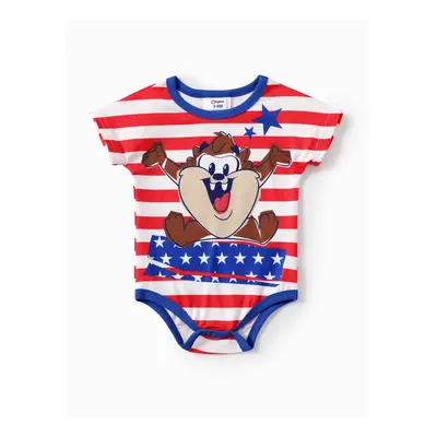 Looney Tunes Baby Girls/Boys Independence Day 1pc Character Star Print Onesie