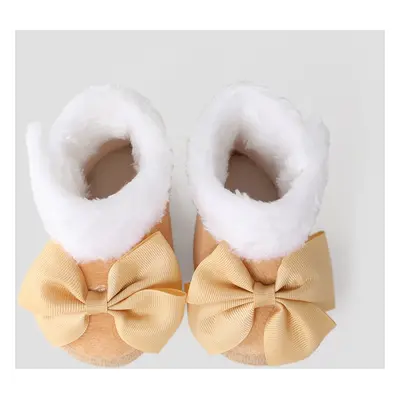 Christmas Baby & Toddler Sweet Bow Decor High Top Prewalker Shoes