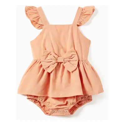 Mommy and Me Butterfly Jacquard Button Belted Dress