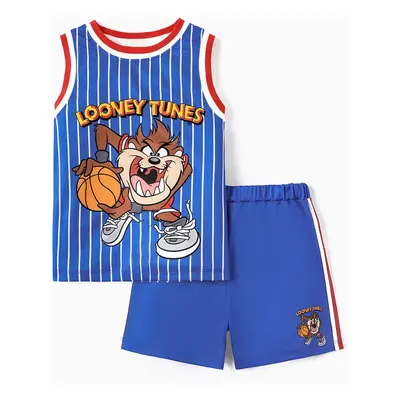 Looney Tunes Toddler/Kid Boy 2pcs Basketball & Character Print Tank Top and Shorts Set