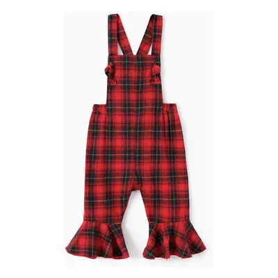 Baby Girl Christmas Camisole Overalls