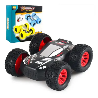 Kids Toy Pull Back Car Double-Sided Friction Powered Flips Inertia Big Tire 4WD Car Off-Road Veh