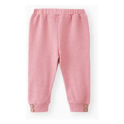 Baby Boy/Girl 95% Cotton Waffle Joggers Sweatpants