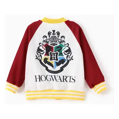 Harry Potter Toddler/Kid Boy/Girl 1pc Owl/Logo Pattern Colorblock Jacket