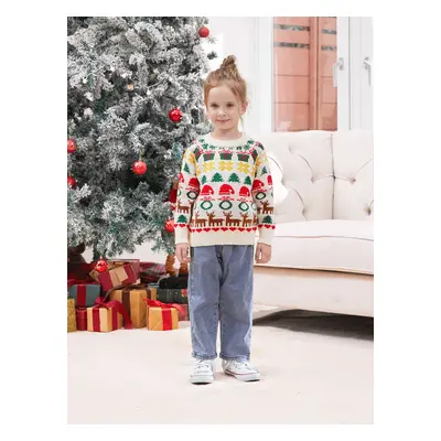 Christmas Family Matching Allover Christmas Pattern Long Sleeves Sweater