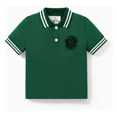 Harry Potter Toddler/Kid Boy Chess Grid pattern Preppy style Polo Shirt