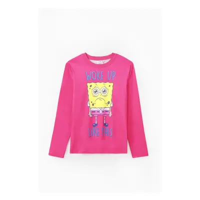 SpongeBob SquarePants Family matching 1pc Character Letter Print Top