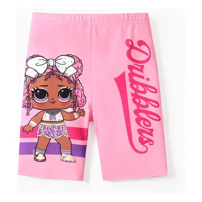 L.O.L. SURPRISE! Kid Girl Eco-friendly RPET Fabric Character Print Leggings Shorts