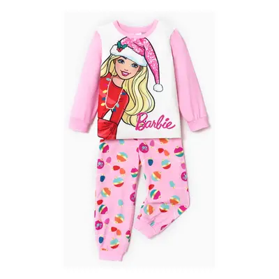 Barbie Pajamas Mommy and Me Christmas Pattern Print Sets (Flame Resistant)