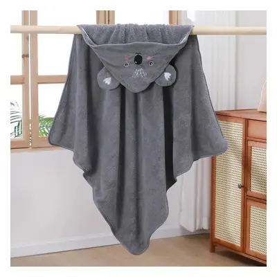 Childlike Koala Hooded Toddler Swimsuit Unisex Oversized Flannel Swimwear 1pcs