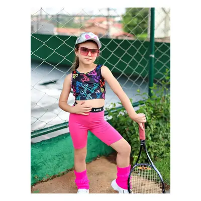 Barbie 2pcs Sporty Sets for Toddler/Kid Girls with Letter Pattern