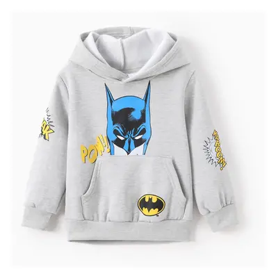 Justice League Toddler/Kid Boy 1pc Batman/Superman Pattern Hooded Sweatshirt