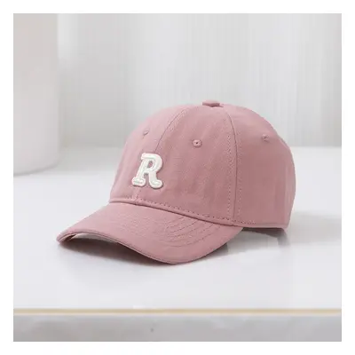 R Letter Embroidery Sun Protection Baseball Cap for Mommy and Me