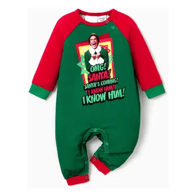 ELF Family Matching Christmas Character Print Pajamas Sets (Flame Resistant)