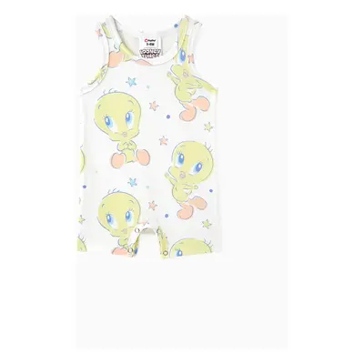 Looney Tunes Baby Boy/Girl Star print Sleeveless Romper