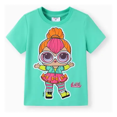 L.O.L. SURPRISE! Toddler/Kid Girl Cotton Character Print Short-sleeveTee