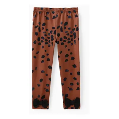 Toddler Girl Sweet Leopard Print Leggings