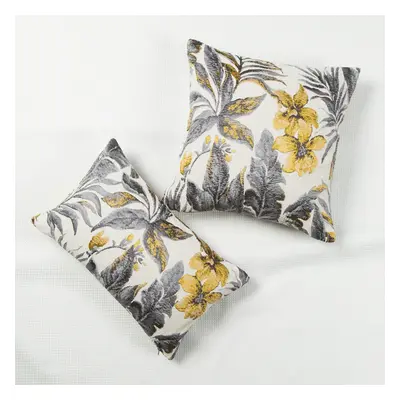 2pcs Elegant and Rustic Floral Jacquard Pillowcase Set (Pillow Core not included)