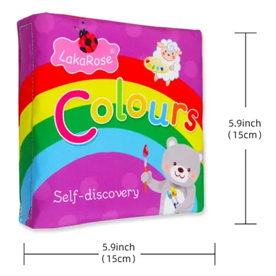 Cloth Baby Book English Alphanumeric Cloth book Touch and Feel Early Educational and Development