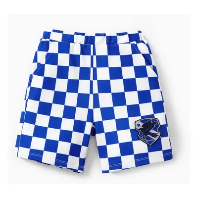 Harry Potter Toddler/Kid Boy Chess Grid pattern Preppy style Shorts