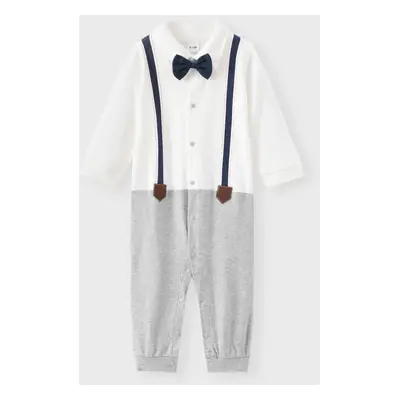 Little CoCo & Gentlemen - Baby Boy 95% Cotton Faux Layering Jumpsuit