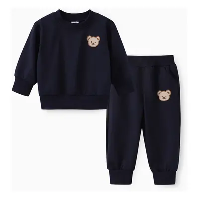 Baby/Toddler Girl/Boy Clothes 2pcs Bear Style Sweatshirt and Pants Set