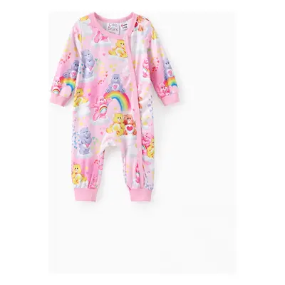 Care Bears Baby Girl Character Print Long-sleeve Cute Romper/One Piece