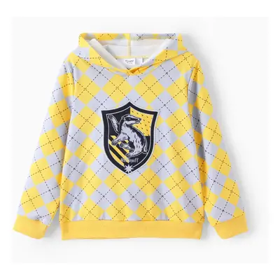 Harry Potter Kid Girl/Boy 1pc Plaid Badge Hoodie