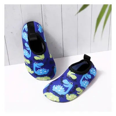 Toddler / Kid Rainbow Unicorn Letter Dinosaur Graphic Slip-on Water Shoes Aqua Socks