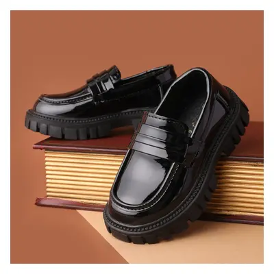 Toddler/Kids Girl Casual Solid Slip-on Leather Shoes