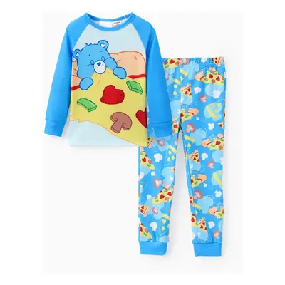 Care Bear Toddler Boy/Girl 2pcs Character Fun Allover Printed Snug-Fitting Pajamas Set