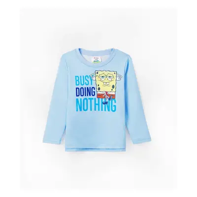 SpongeBob SquarePants Family matching 1pc Character Letter Print Top