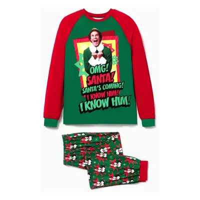 ELF Family Matching Christmas Character Print Pajamas Sets (Flame Resistant)