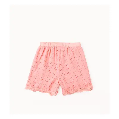 Toddler Girl 100% Cotton Lace Trim Schiffy Shorts