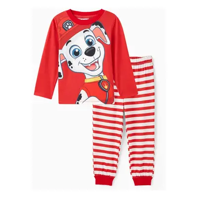 PAW Patrol 2pcs Toddler Girl/Boy Skye Everest Chase Marshall Tee and Polka dots/Stripe Pants Set