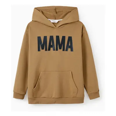 Mother and Son Causal Hoodie with Kangaroo Pocket