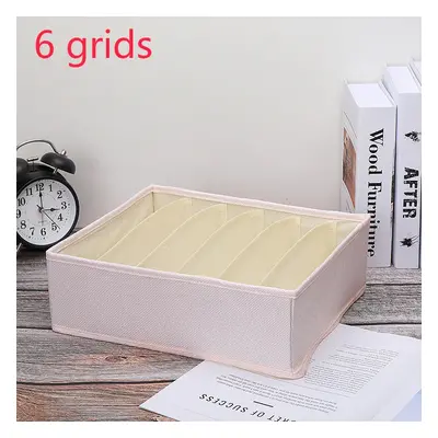 Grid Underwear Organizer - Foldable and Sectioned Lingerie Storage Box